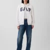 Bluza z kapturem dla dorosłych Vintagesoft Arch Logo Zip