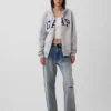 Bluza z kapturem dla dorosłych Vintagesoft Arch Logo Zip
