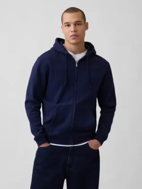 Bluza z kapturem dla dorosłych Vintagesoft Relaxed Zip