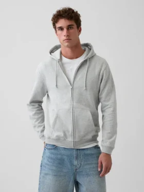 Bluza z kapturem dla dorosłych Vintagesoft Relaxed Zip