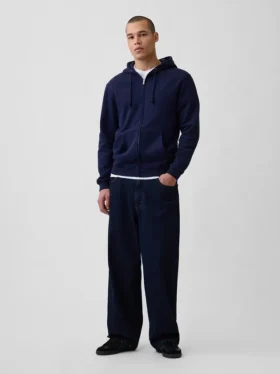 Bluza z kapturem dla dorosłych Vintagesoft Relaxed Zip