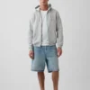 Bluza z kapturem dla dorosłych Vintagesoft Relaxed Zip