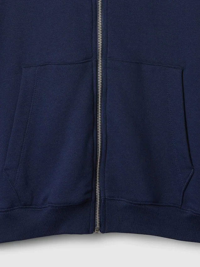 Bluza z kapturem dla dorosłych Vintagesoft Relaxed Zip