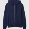 Bluza z kapturem dla dorosłych Vintagesoft Relaxed Zip