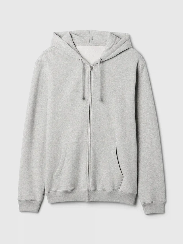 Bluza z kapturem dla dorosłych Vintagesoft Relaxed Zip