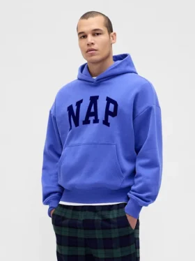 Bluza z kapturem dla dorosłych Vintagesoft z nadrukiem logo