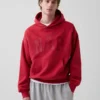 Bluza z kapturem dla dorosłych Vintagesoft z nadrukiem logo