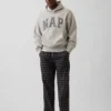 Bluza z kapturem dla dorosłych Vintagesoft z nadrukiem logo