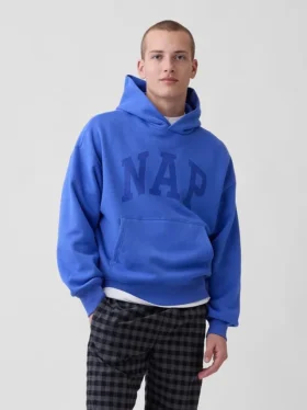 Bluza z kapturem dla dorosłych Vintagesoft z nadrukiem logo