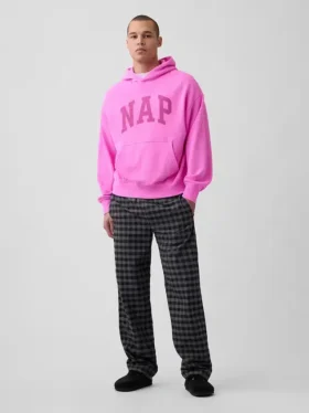 Bluza z kapturem dla dorosłych Vintagesoft z nadrukiem logo
