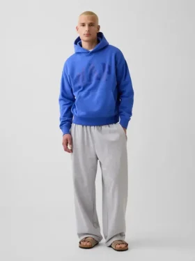 Bluza z kapturem dla dorosłych Vintagesoft z nadrukiem logo