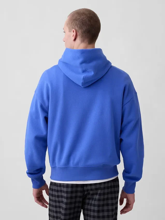 Bluza z kapturem dla dorosłych Vintagesoft z nadrukiem logo