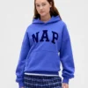 Bluza z kapturem dla dorosłych Vintagesoft z nadrukiem logo