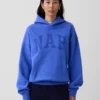 Bluza z kapturem dla dorosłych Vintagesoft z nadrukiem logo
