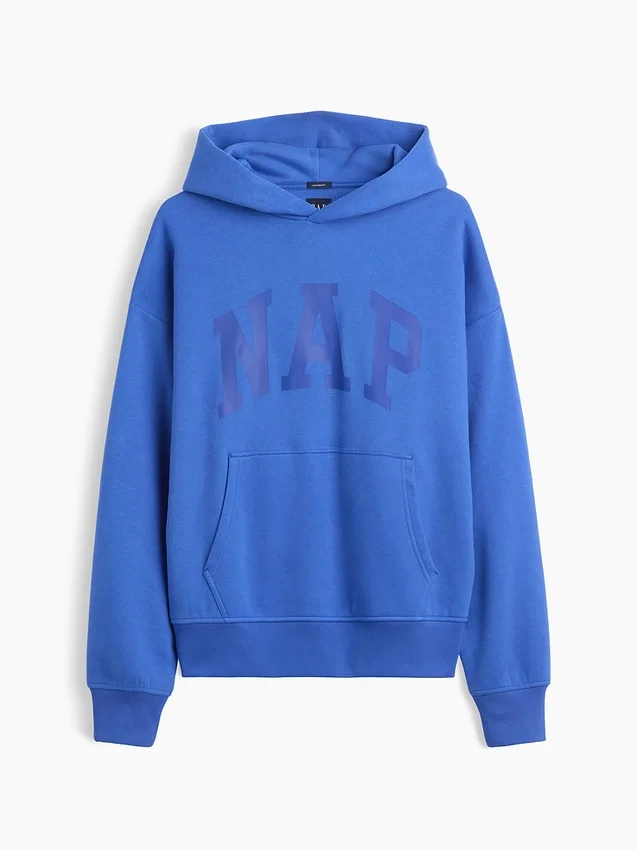 Bluza z kapturem dla dorosłych Vintagesoft z nadrukiem logo