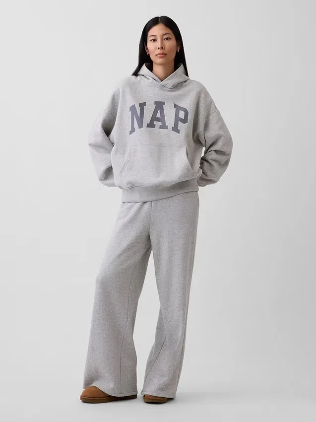 Bluza z kapturem dla dorosłych Vintagesoft z nadrukiem logo
