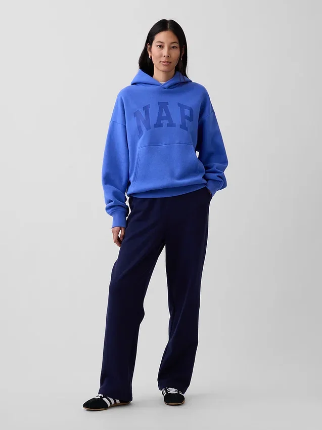 Bluza z kapturem dla dorosłych Vintagesoft z nadrukiem logo