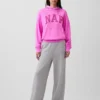 Bluza z kapturem dla dorosłych Vintagesoft z nadrukiem logo