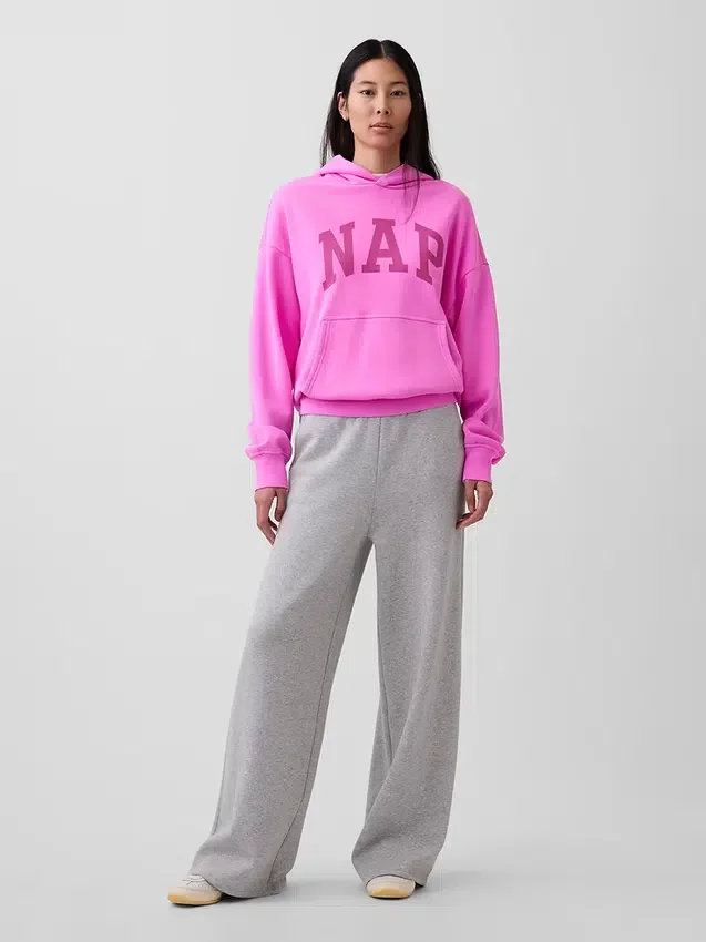 Bluza z kapturem dla dorosłych Vintagesoft z nadrukiem logo