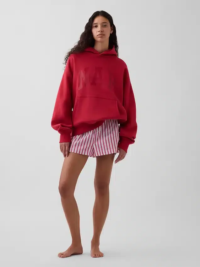 Bluza z kapturem dla dorosłych Vintagesoft z nadrukiem logo