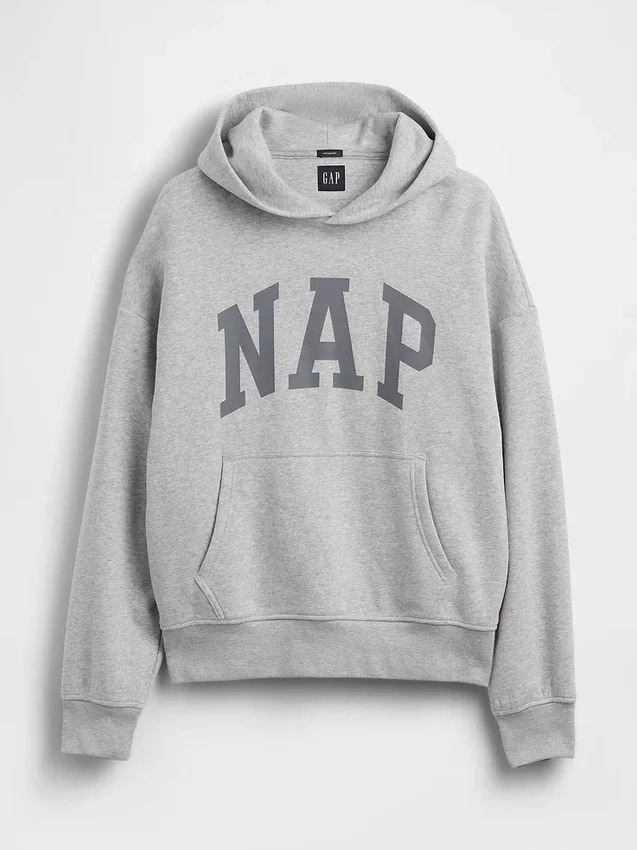 Bluza z kapturem dla dorosłych Vintagesoft z nadrukiem logo