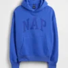 Bluza z kapturem dla dorosłych Vintagesoft z nadrukiem logo