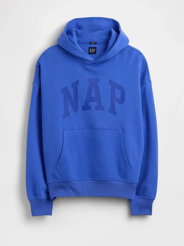 Bluza z kapturem dla dorosłych Vintagesoft z nadrukiem logo