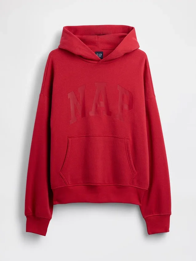 Bluza z kapturem dla dorosłych Vintagesoft z nadrukiem logo