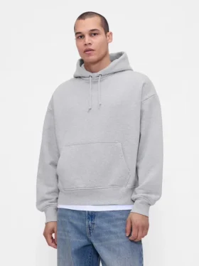 Bluza z kapturem dla dorosłych z bardzo grubej dzianiny frotte typu French Terry