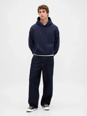 Bluza z kapturem dla dorosłych z bardzo grubej dzianiny frotte typu French Terry
