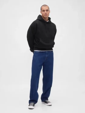 Bluza z kapturem dla dorosłych z bardzo grubej dzianiny frotte typu French Terry
