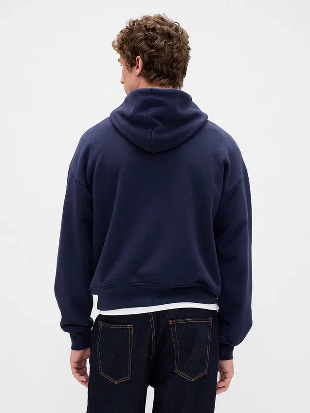 Bluza z kapturem dla dorosłych z bardzo grubej dzianiny frotte typu French Terry