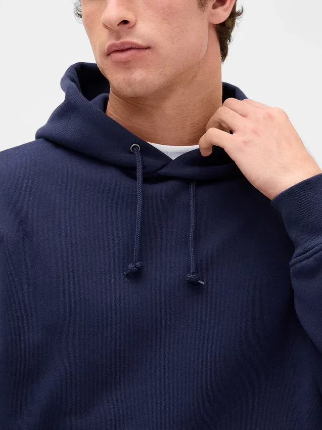 Bluza z kapturem dla dorosłych z bardzo grubej dzianiny frotte typu French Terry