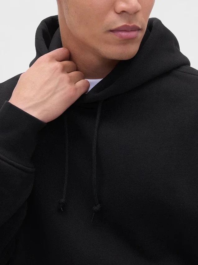 Bluza z kapturem dla dorosłych z bardzo grubej dzianiny frotte typu French Terry