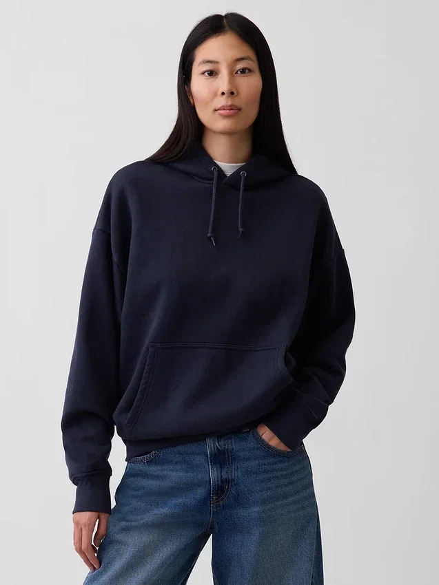 Bluza z kapturem dla dorosłych z bardzo grubej dzianiny frotte typu French Terry