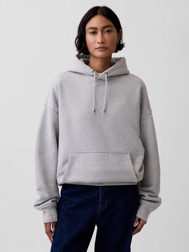Bluza z kapturem dla dorosłych z bardzo grubej dzianiny frotte typu French Terry