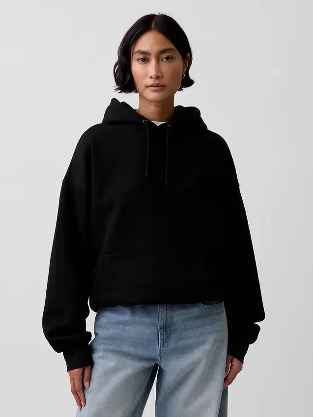 Bluza z kapturem dla dorosłych z bardzo grubej dzianiny frotte typu French Terry