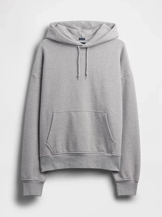 Bluza z kapturem dla dorosłych z bardzo grubej dzianiny frotte typu French Terry