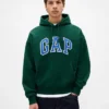 Bluza z kapturem dla dorosłych z bardzo grubej dzianiny frotte typu French Terry, oversize, z logo