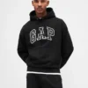 Bluza z kapturem dla dorosłych z bardzo grubej dzianiny frotte typu French Terry, oversize, z logo