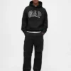 Bluza z kapturem dla dorosłych z bardzo grubej dzianiny frotte typu French Terry, oversize, z logo