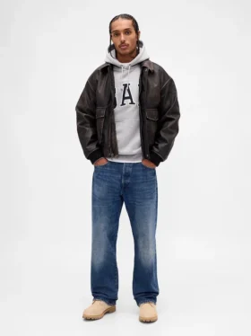 Bluza z kapturem dla dorosłych z bardzo grubej dzianiny frotte typu French Terry, oversize, z logo