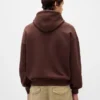 Bluza z kapturem dla dorosłych z bardzo grubej dzianiny frotte typu French Terry, oversize, z logo