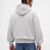 Bluza z kapturem dla dorosłych z bardzo grubej dzianiny frotte typu French Terry, oversize, z logo