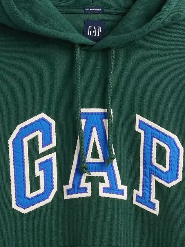 Bluza z kapturem dla dorosłych z bardzo grubej dzianiny frotte typu French Terry, oversize, z logo