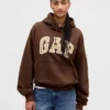 Bluza z kapturem dla dorosłych z bardzo grubej dzianiny frotte typu French Terry, oversize, z logo
