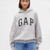 Bluza z kapturem dla dorosłych z bardzo grubej dzianiny frotte typu French Terry, oversize, z logo
