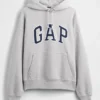 Bluza z kapturem dla dorosłych z bardzo grubej dzianiny frotte typu French Terry, oversize, z logo