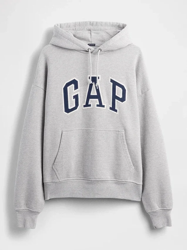 Bluza z kapturem dla dorosłych z bardzo grubej dzianiny frotte typu French Terry, oversize, z logo