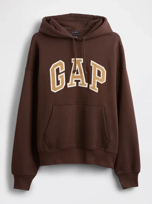 Bluza z kapturem dla dorosłych z bardzo grubej dzianiny frotte typu French Terry, oversize, z logo